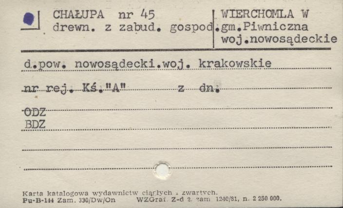 chałupa, skan 1