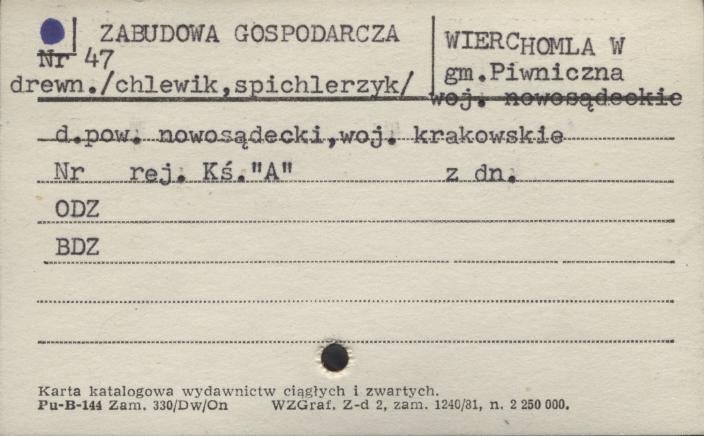 zabudowa gospodarcza (chlewik, spichlerzyk), skan 1
