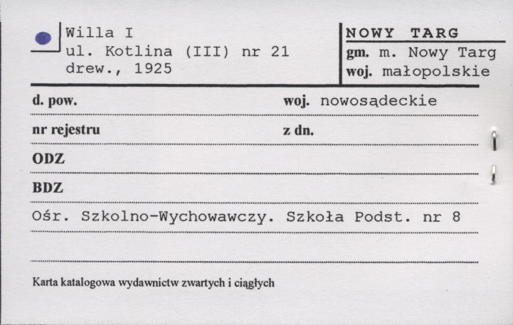 willa I, skan 1