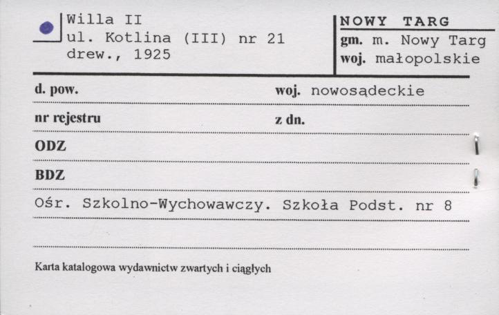willa II, skan 1