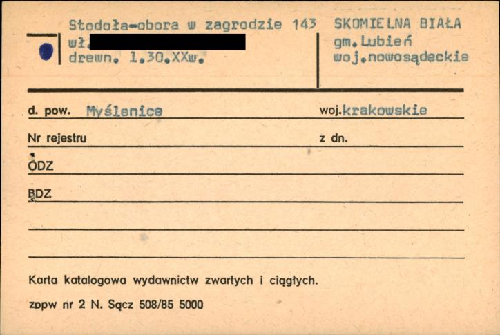 stodoła - obora, w zagrodzie, skan 1