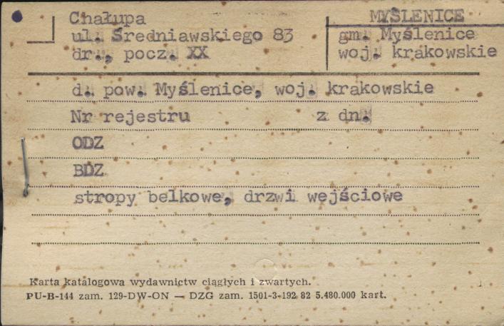chałupa, skan 1
