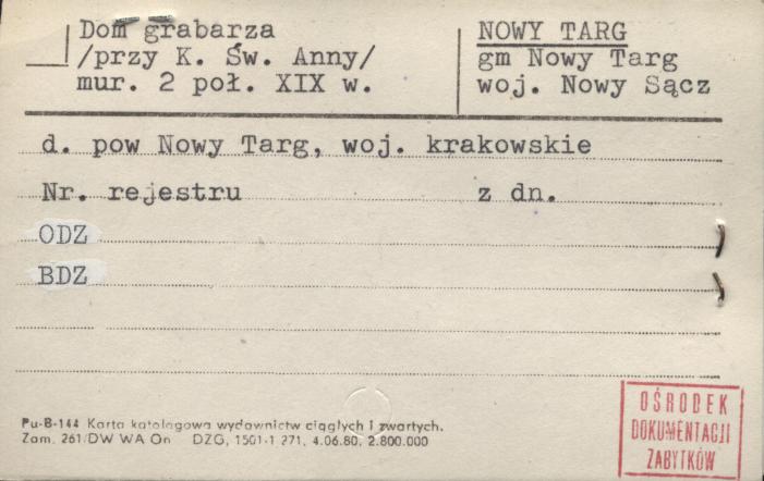 dom grabarza (przy k. św. Anny), skan 1