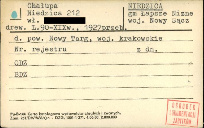 chałupa, skan 1
