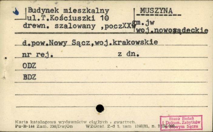 budynek mieszkalny, skan 1