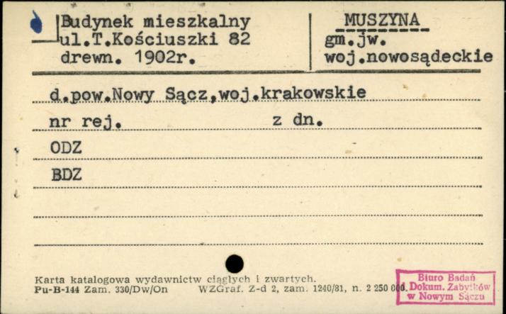 budynek mieszkalny, skan 1