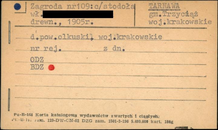 stodoła w zagrodzie, skan 1