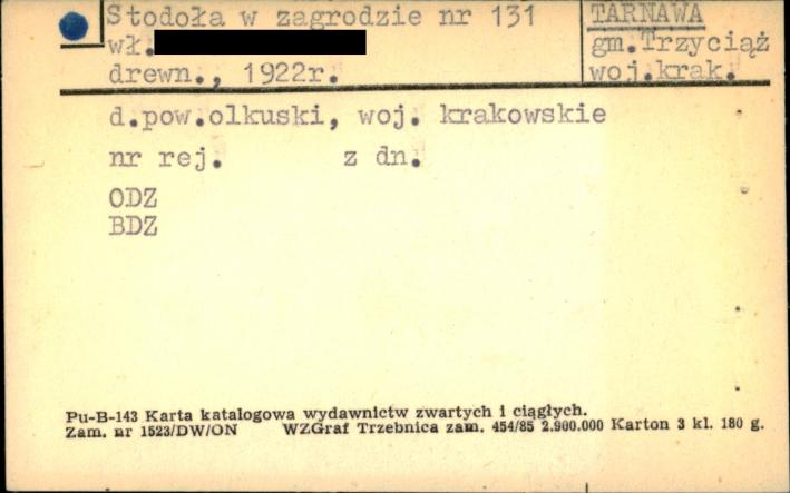 stodoła w zagrodzie, skan 1