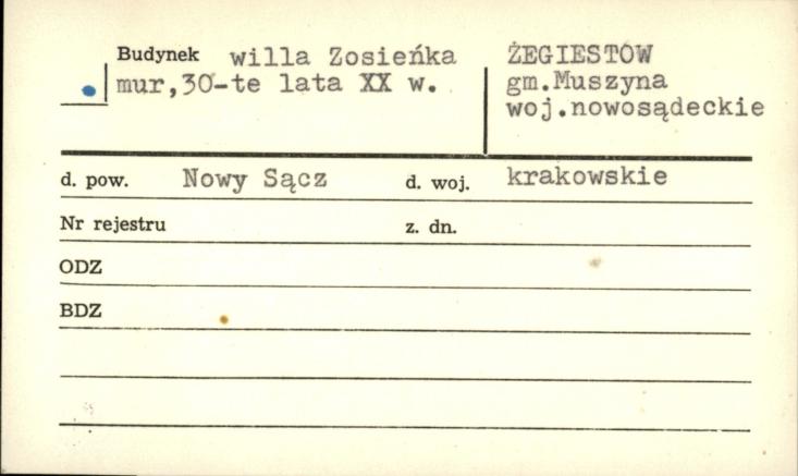 willa Zosieńka, skan 1