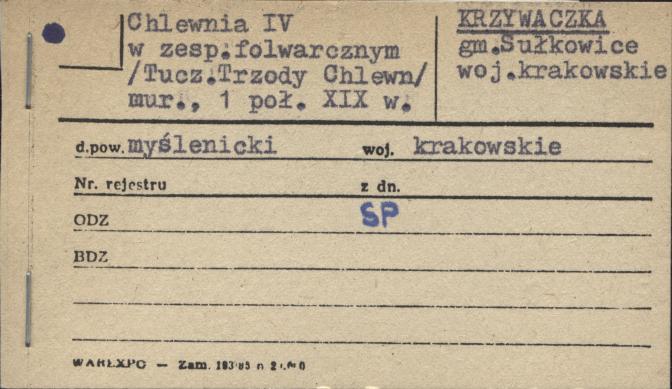 chlewnia IV w zespole folwarcznym, skan 1
