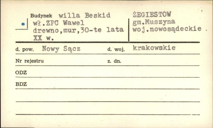 willa Beskid, skan 1