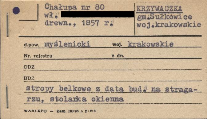 chałupa, skan 1