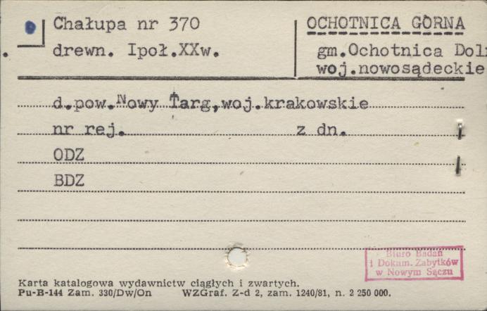 chałupa, skan 1
