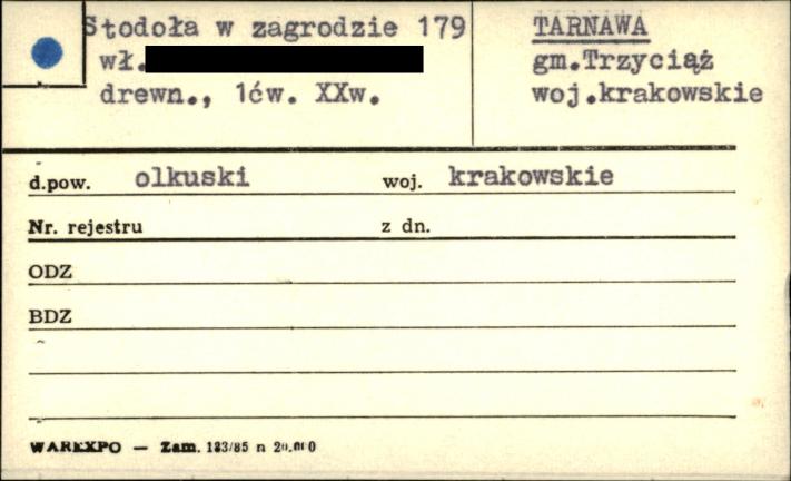 stodoła w zagrodzie, skan 1