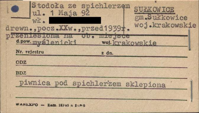 stodoła ze spichlerzem, skan 1