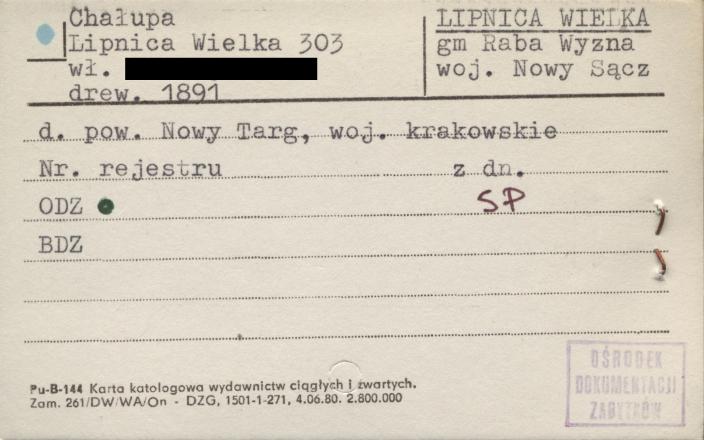 chałupa, skan 1