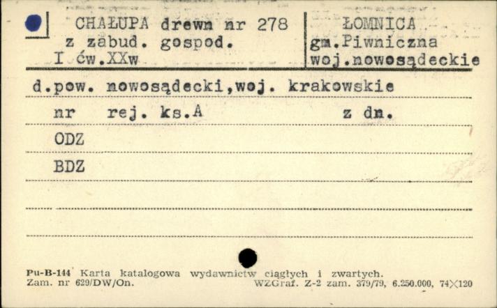 chałupa z zabudową gospodarczą, skan 1