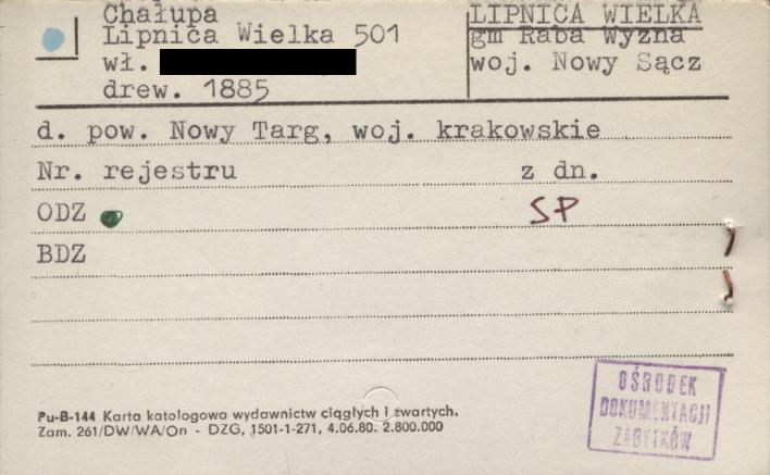 chałupa, skan 1