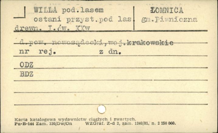 willa pod lasem, skan 1