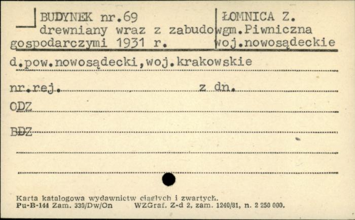 budynek z zabudowaniami gospodarczymi, skan 1