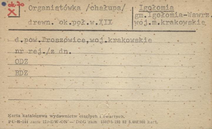 organistówka /chałupa/, skan 1