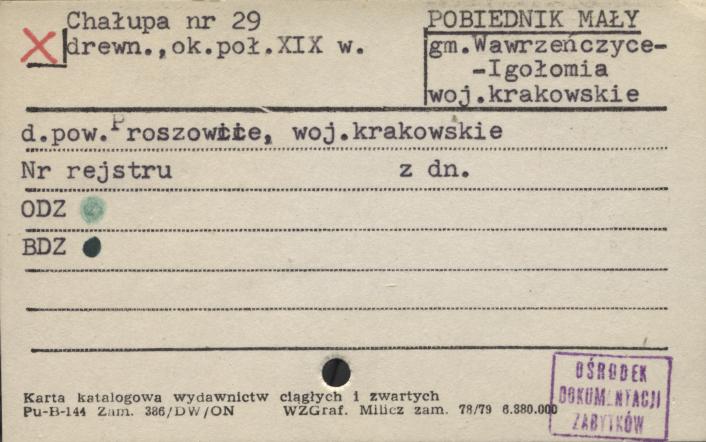 chałupa, skan 1