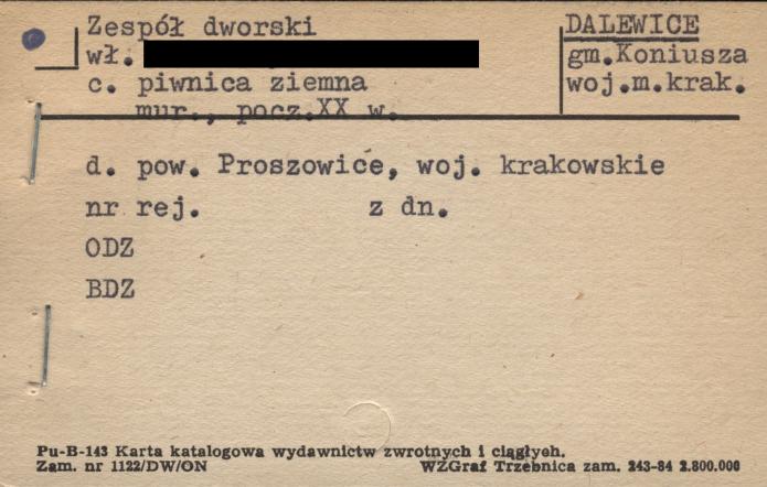 zespół dworski - piwnica ziemna, skan 1