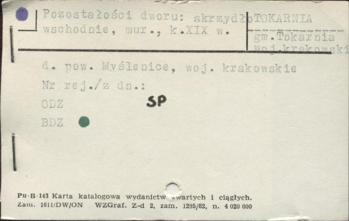 pozostałości dworu - skrzydło wschodnie, skan 1