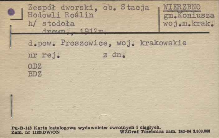 zespół dworski - stodoła, skan 1