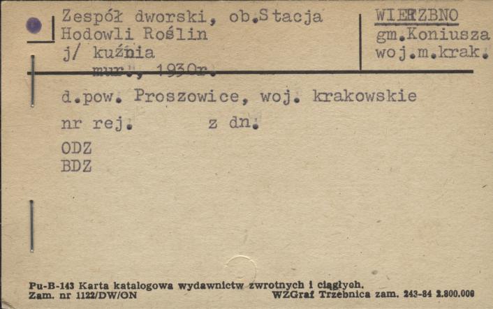 zespół dworski - kuźnia, skan 1