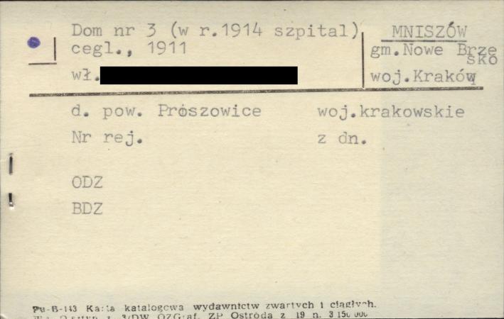dom ( w 1914 r. szpital), skan 1