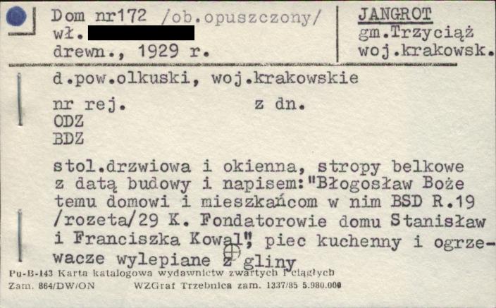 dom (ob. opuszczony), skan 1