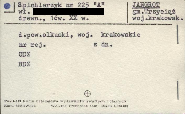 spichlerzyk, skan 1