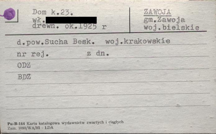 dom k. 23, skan 1