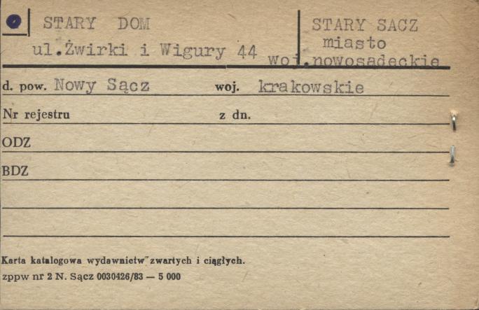 stary dom, skan 1