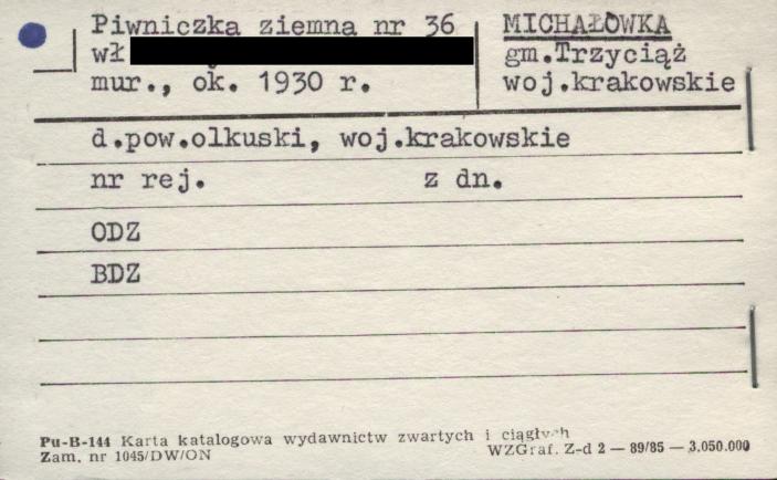 piwniczka ziemna, skan 1