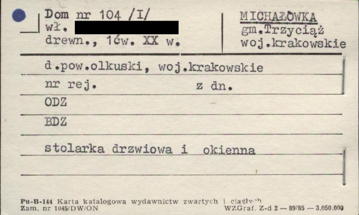 dom (I), skan 1