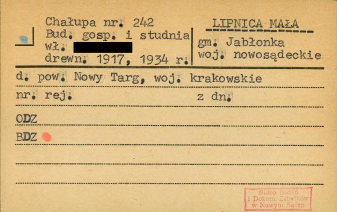 chałupa, bud. gosp. i studnia, skan 1
