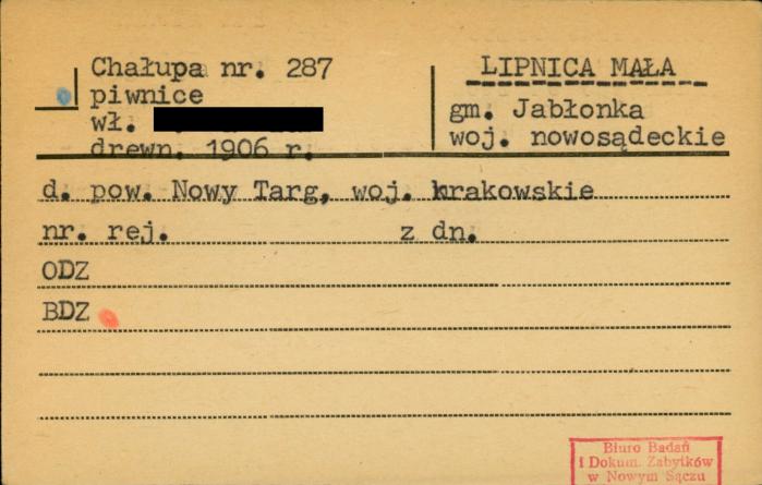 chałupa - piwnice, skan 1