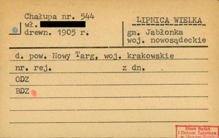 chałupa, skan 1