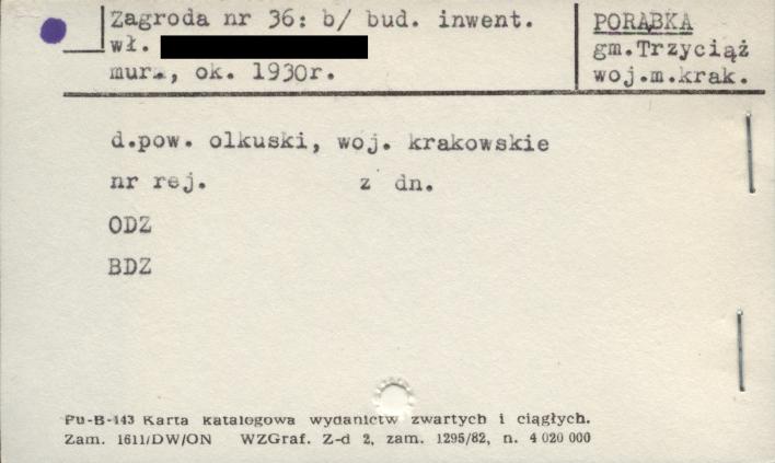 budynek inwentarski w zagrodzie, skan 1