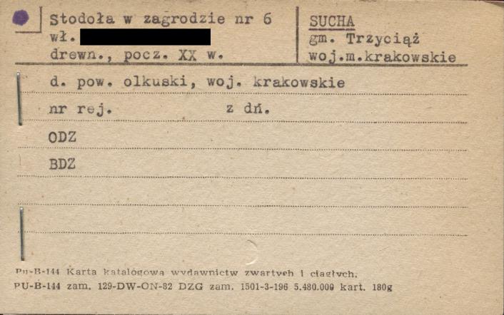 stodoła w zagrodzie, skan 1