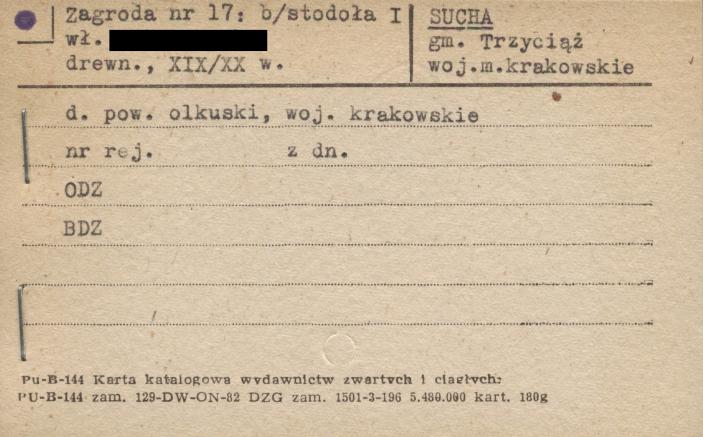 stodoła I w zagrodzie, skan 1