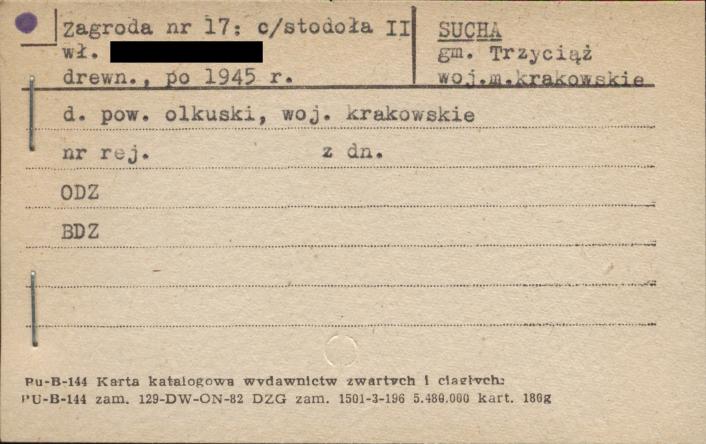 stodoła II w zagrodzie, skan 1