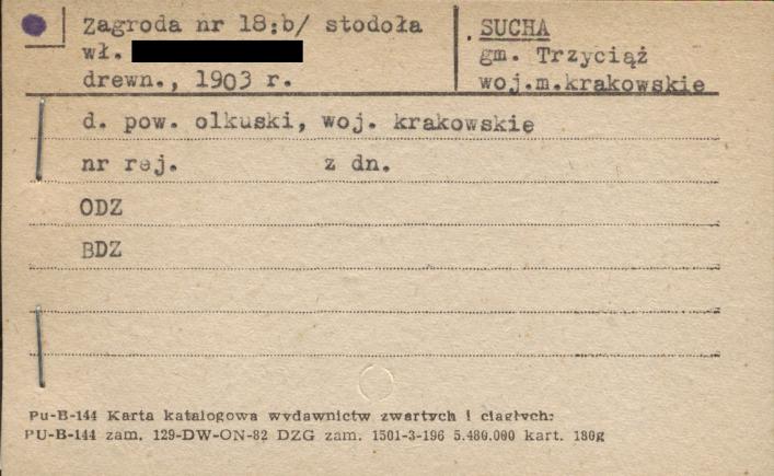 stodoła w zagrodzie, skan 1