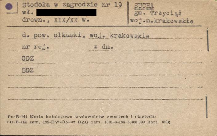 stodoła w zagrodzie, skan 1