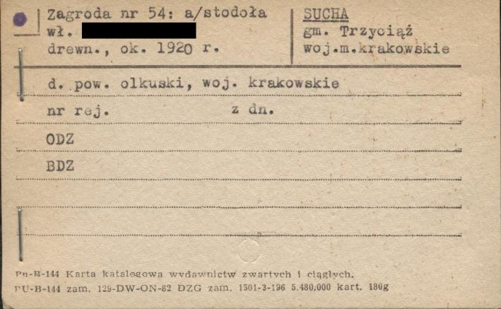 stodoła w zagrodzie, skan 1