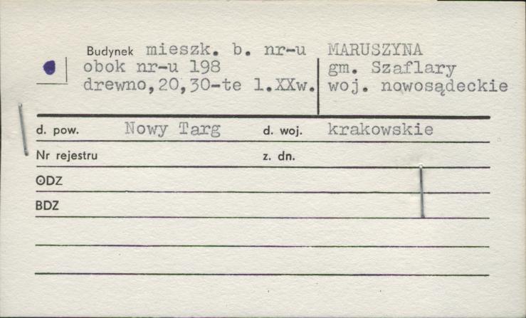 budynek mieszk. b. n-ru obok n-ru 198, skan 1