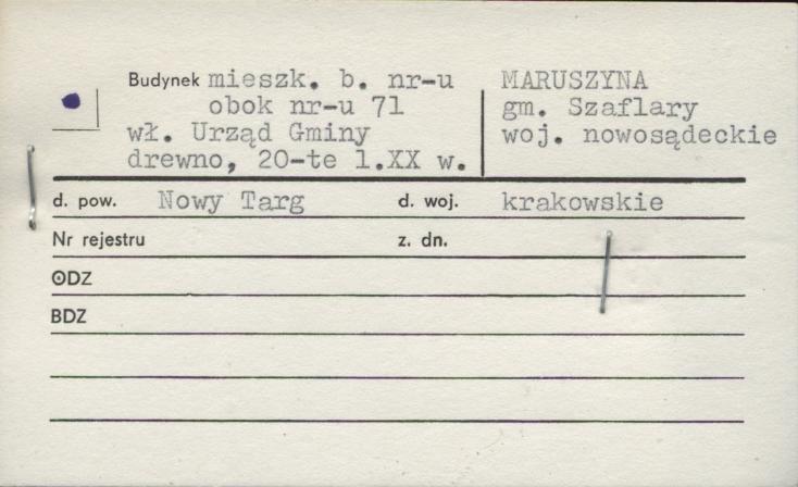 budynek mieszk. b. n-ru obok n-ru 71, skan 1