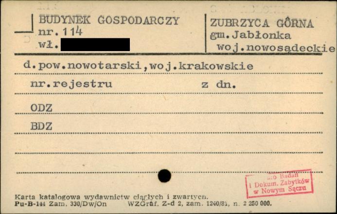 budynek gospodarczy, skan 1